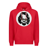 Red big lebowski Premium Hoodie - linhVisuals