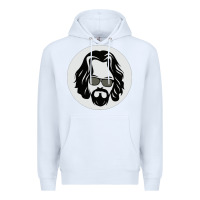 White big lebowski Premium Hoodie - linhVisuals