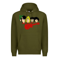 Army Green the monkees Premium Hoodie - linhVisuals