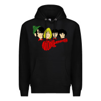 Black the monkees Premium Hoodie - linhVisuals