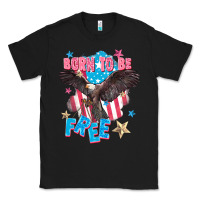 Black Born to be free Classic Tee - FaDigitalArtStudio