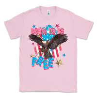 Bubblegum Pink Born to be free Classic Tee - FaDigitalArtStudio