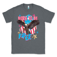 Charcoal Heather Born to be free Classic Tee - FaDigitalArtStudio