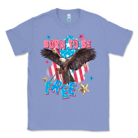 Colony Blue Born to be free Classic Tee - FaDigitalArtStudio