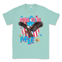 Seafoam Born to be free Classic Tee - FaDigitalArtStudio