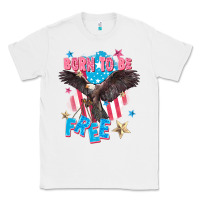 White Born to be free Classic Tee - FaDigitalArtStudio