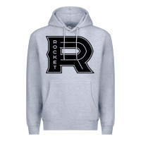 Heather Grey the rocket laval Premium Hoodie - linhVisuals