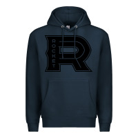 Navy the rocket laval Premium Hoodie - linhVisuals