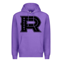 Purple the rocket laval Premium Hoodie - linhVisuals