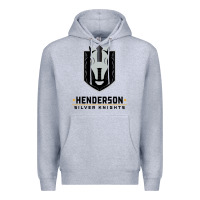 Heather Grey #the silver knight henderson Premium Hoodie - linhVisuals