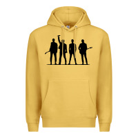 Antique Gold u2 silhouette the joshua tree tour poster Premium Hoodie - linhVisuals
