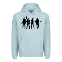 Blue Mist u2 silhouette the joshua tree tour poster Premium Hoodie - linhVisuals