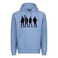 Colony Blue u2 silhouette the joshua tree tour poster Premium Hoodie - linhVisuals
