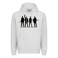 Dove Grey u2 silhouette the joshua tree tour poster Premium Hoodie - linhVisuals