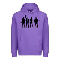 Purple u2 silhouette the joshua tree tour poster Premium Hoodie - linhVisuals