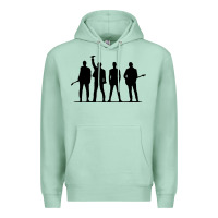 Seafoam u2 silhouette the joshua tree tour poster Premium Hoodie - linhVisuals