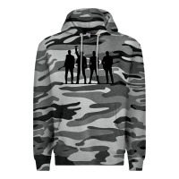 Slate Camo u2 silhouette the joshua tree tour poster Premium Hoodie - linhVisuals