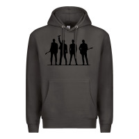 Smoke u2 silhouette the joshua tree tour poster Premium Hoodie - linhVisuals