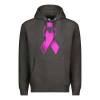 Charcoal Heather breast cancer t  shirt breast cancer care pink ribbon    breast cancer Premium Hoodie - linhVisuals