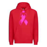 Red breast cancer t  shirt breast cancer care pink ribbon    breast cancer Premium Hoodie - linhVisuals