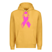 Mustard breast cancer t  shirt breast cancer care pink ribbon    breast cancer Premium Hoodie - linhVisuals