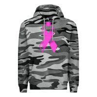 Slate Camo breast cancer t  shirt breast cancer care pink ribbon    breast cancer Premium Hoodie - linhVisuals