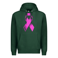 Sports Green breast cancer t  shirt breast cancer care pink ribbon    breast cancer Premium Hoodie - linhVisuals