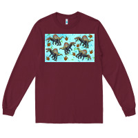 Burgundy spinosaurus sippy cup Long Sleeve Tee - Artiststas