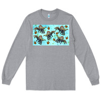 Heather Grey spinosaurus sippy cup Long Sleeve Tee - Artiststas