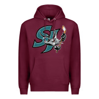 Burgundy the-san-jose-barracuda-pen Premium Hoodie - linhVisuals