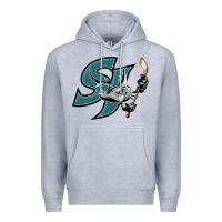 Heather Grey the-san-jose-barracuda-pen Premium Hoodie - linhVisuals