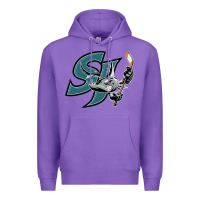 Purple the-san-jose-barracuda-pen Premium Hoodie - linhVisuals