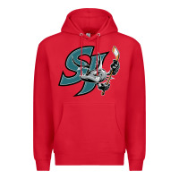Red the-san-jose-barracuda-pen Premium Hoodie - linhVisuals