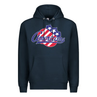 Navy the-rochester-americans-pen Premium Hoodie - linhVisuals