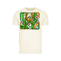 Vintage Arctic lucky horseshoe st patricks day leopard frame Vintage Tee - LillyAllenDesigns