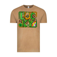 Vintage Camel lucky horseshoe st patricks day leopard frame Vintage Tee - LillyAllenDesigns