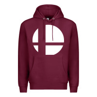 Burgundy super smash bros Premium Hoodie - linhVisuals