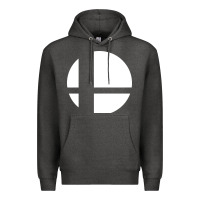 Charcoal Heather super smash bros Premium Hoodie - linhVisuals