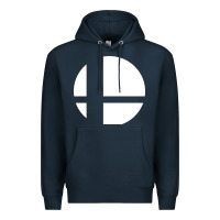 Navy super smash bros Premium Hoodie - linhVisuals