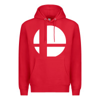 Red super smash bros Premium Hoodie - linhVisuals