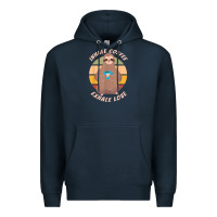 Inhale Coffee Exhale Love Sloth Namaste Yoga Lover Premium Hoodie | Teevron