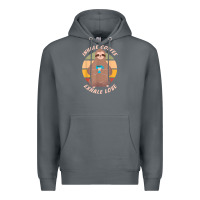 Rock inhale coffee exhale love sloth namaste yoga lover Premium Hoodie - linhVisuals