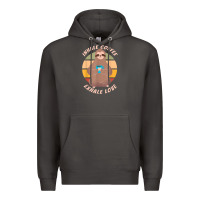 Smoke inhale coffee exhale love sloth namaste yoga lover Premium Hoodie - linhVisuals
