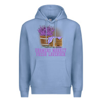 Colony Blue Farmers Market Fresh Lavender Premium Hoodie - linhVisuals