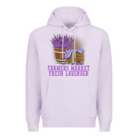 Lilac Farmers Market Fresh Lavender Premium Hoodie - linhVisuals