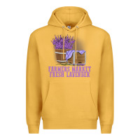 Mustard Farmers Market Fresh Lavender Premium Hoodie - linhVisuals