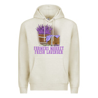 Oatmeal Heather Farmers Market Fresh Lavender Premium Hoodie - linhVisuals