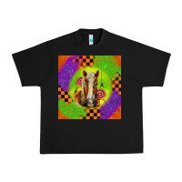 Black Halloween Belgian Horse Urban Heavy Tee - LillyAllenDesigns