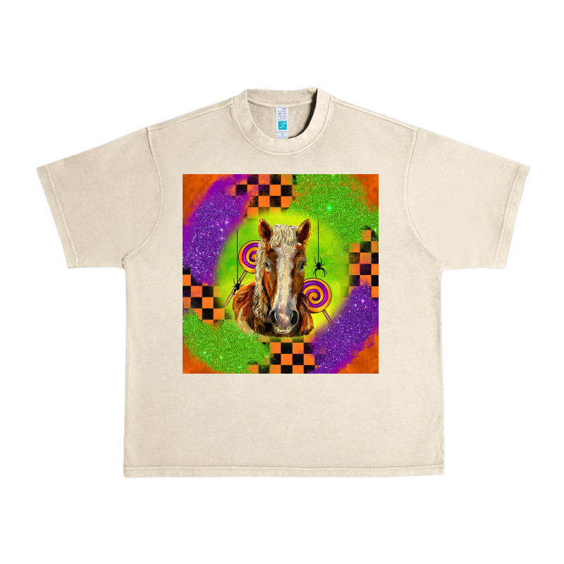 Halloween Belgian Horse Urban Heavy Tee by LillyAllenDesigns | Teevron