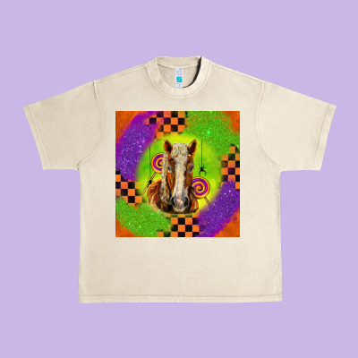 Halloween Belgian Horse Urban Heavy Tee Designed By Lillyallendesigns